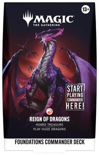 Foundations Commander Deck Reign of Dragons