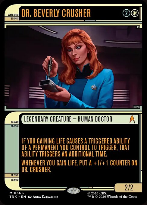 Beverly Crusher LCARS, Magic: The Gathering | Star Trek (TRK)