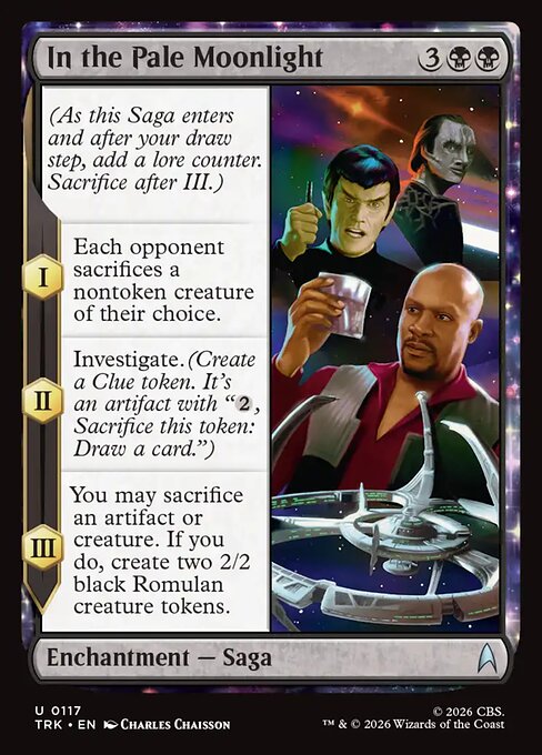 In the Pale Moonlight, Magic: The Gathering | Star Trek (TRK)