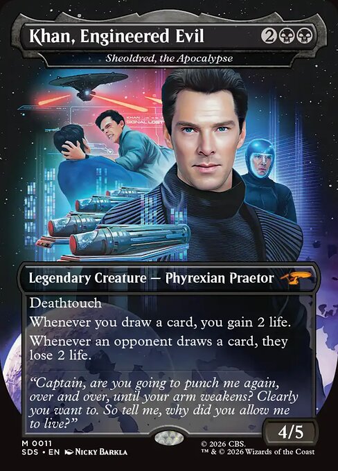 Khan, Engineered Evil, Magic: The Gathering | Star Trek (TRK)