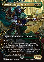 Lathril, Blade of the Elves, Secret Lair art by Magali Villeneuve